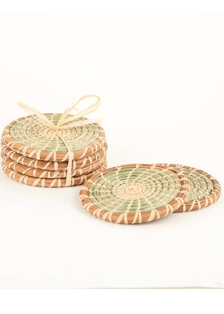Pine Needle + Wild Grass Coaster | S/4