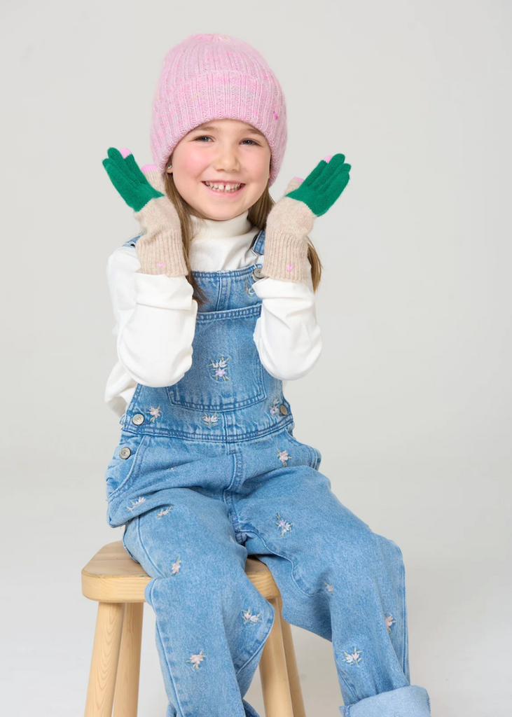 Lao Lao Studios | The Kids Rib Beanie | Pink