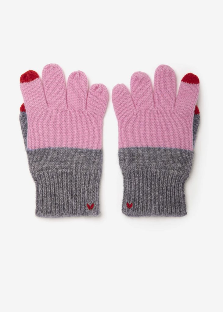 Lao Lao Studios | The Kids Being Kids Gloves | 4-5 Years Old | Pink/Red