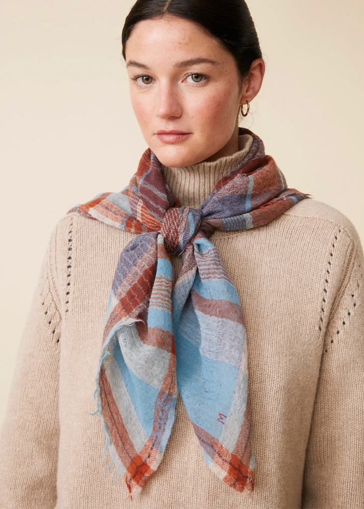 Plum Foulard No 752 Scarf