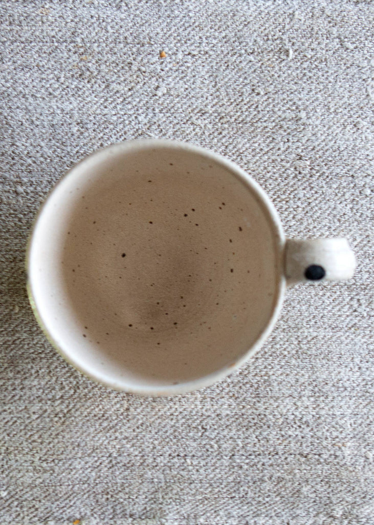 Polli Pots | Large Coffee Mug | Black Dots