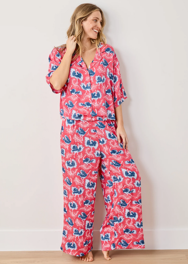 Printfresh | Ostrich Dance Sleep Set | Short Sleeve + Pants