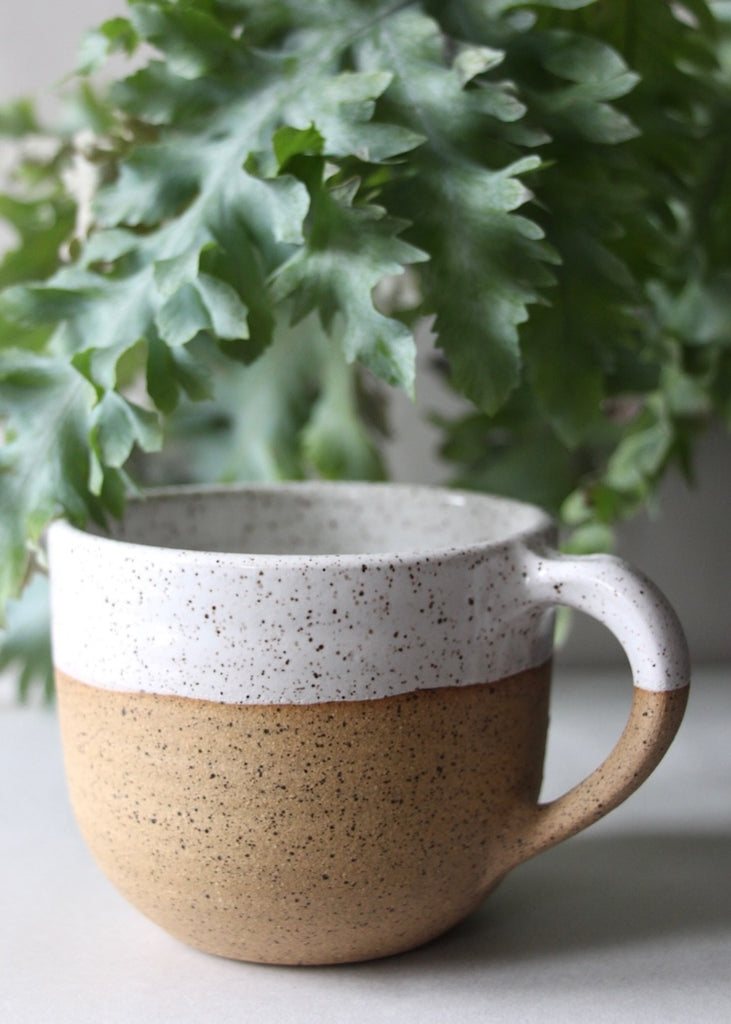 RachaelPots | Jumbo Mug White/Nude