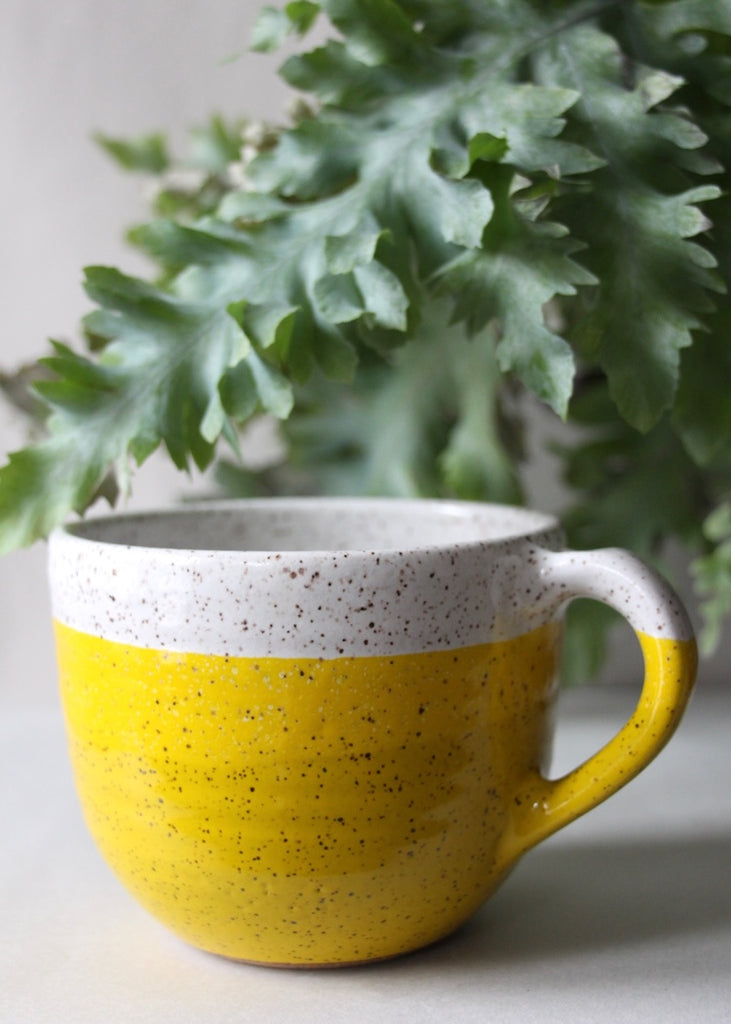 RachaelPots | Jumbo Mug Yellow