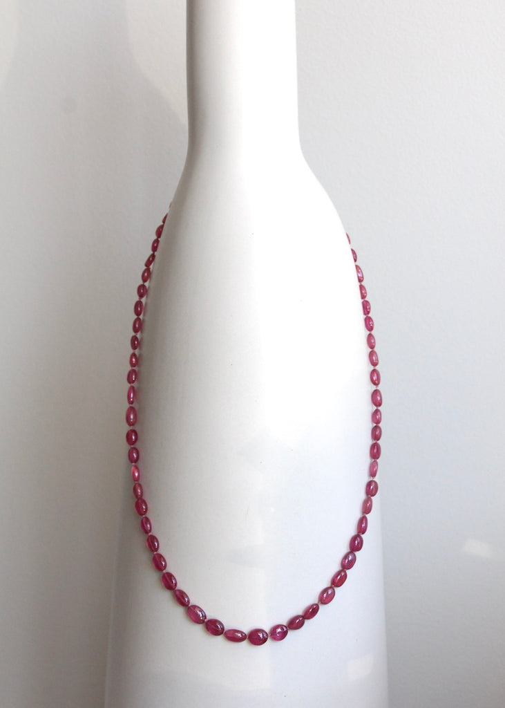 Rachel Atherley | Serpent Necklace in 18k + Ruby + Opal Doublet