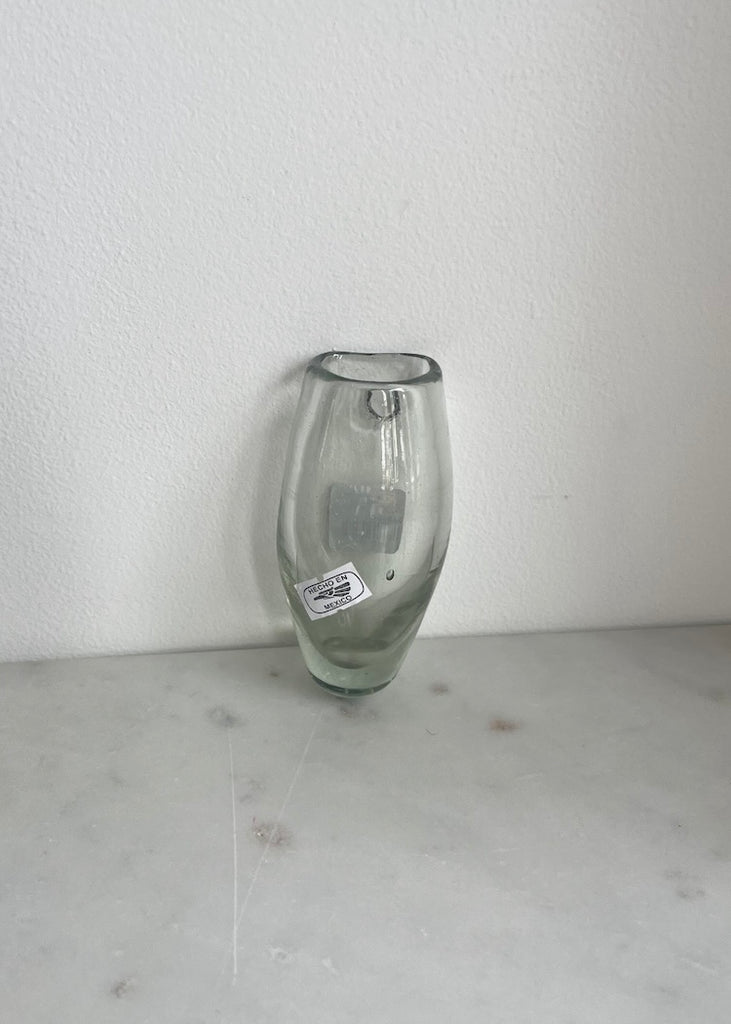 Recycled Handblown Glass | Glass Wall Vase