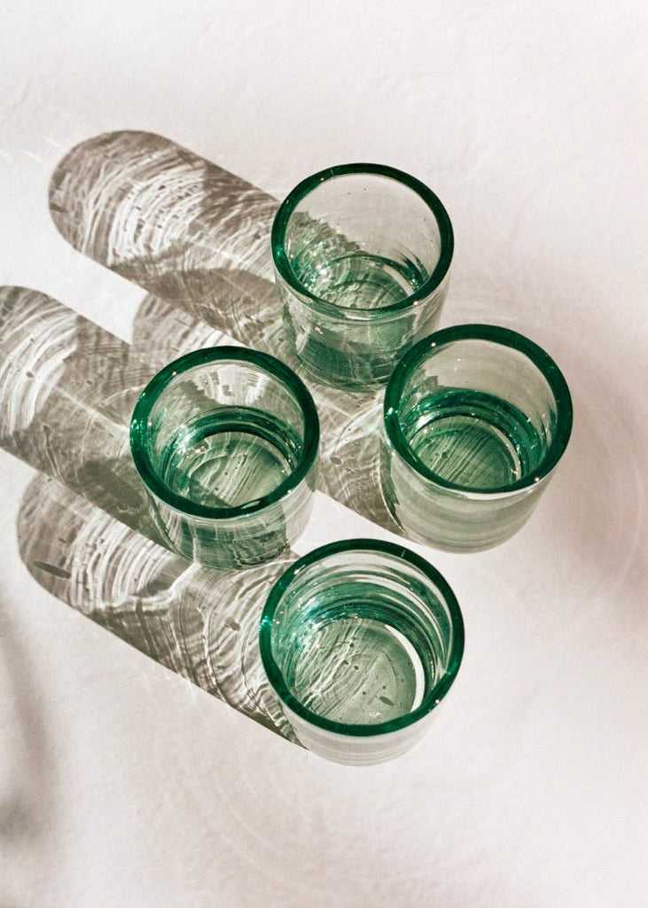 Recycled Handblown Glass | Mini Tumbler | Seaglass