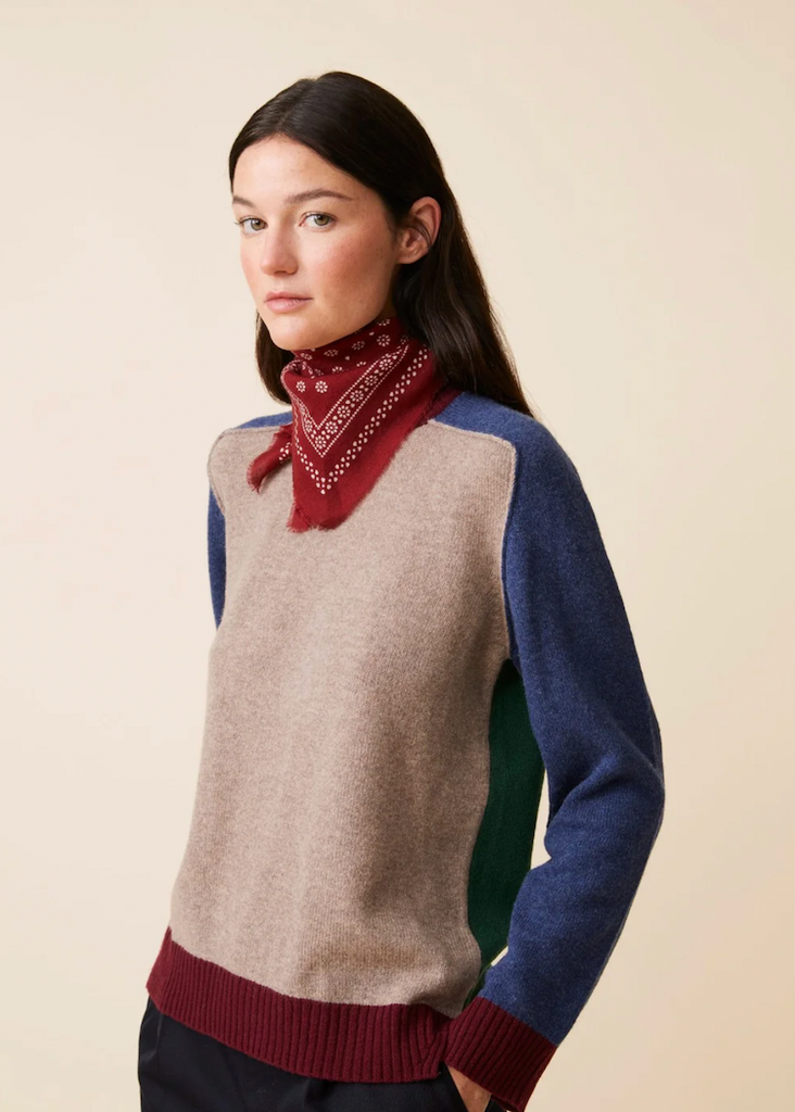 Red Wine Foulard No 676 Scarf