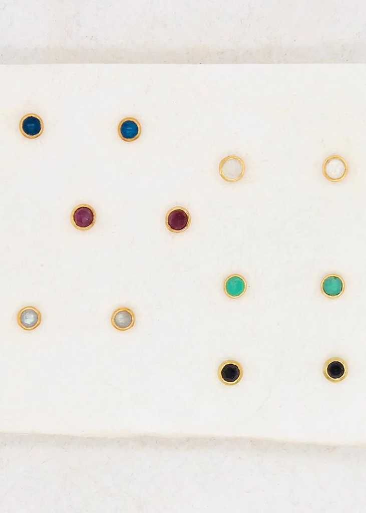River Song | Gem Dot Studs