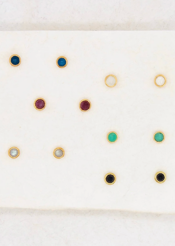 River Song | Gem Dot Studs