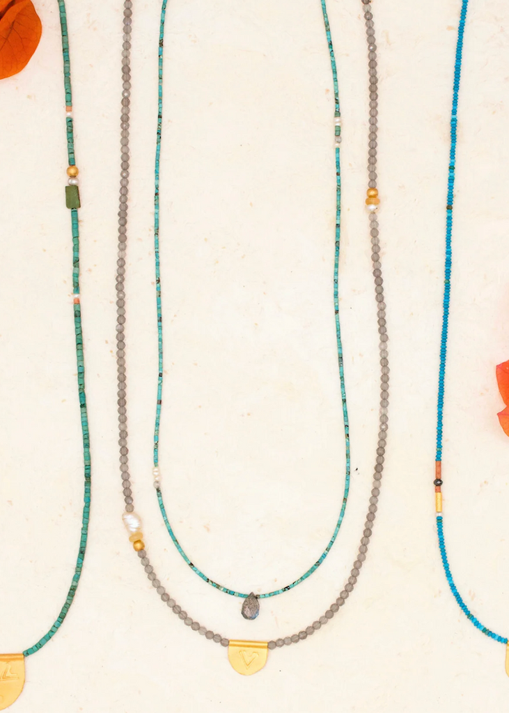 River Song | Labradorite Gem Briolette Necklace