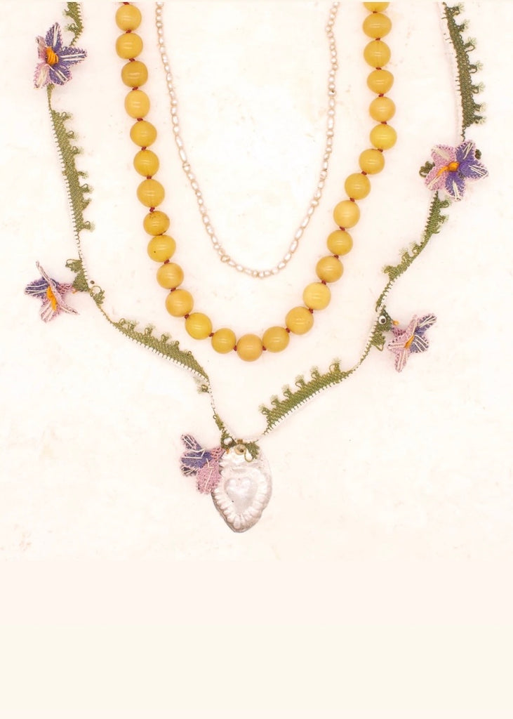 River Song | Lavender Garland Necklace