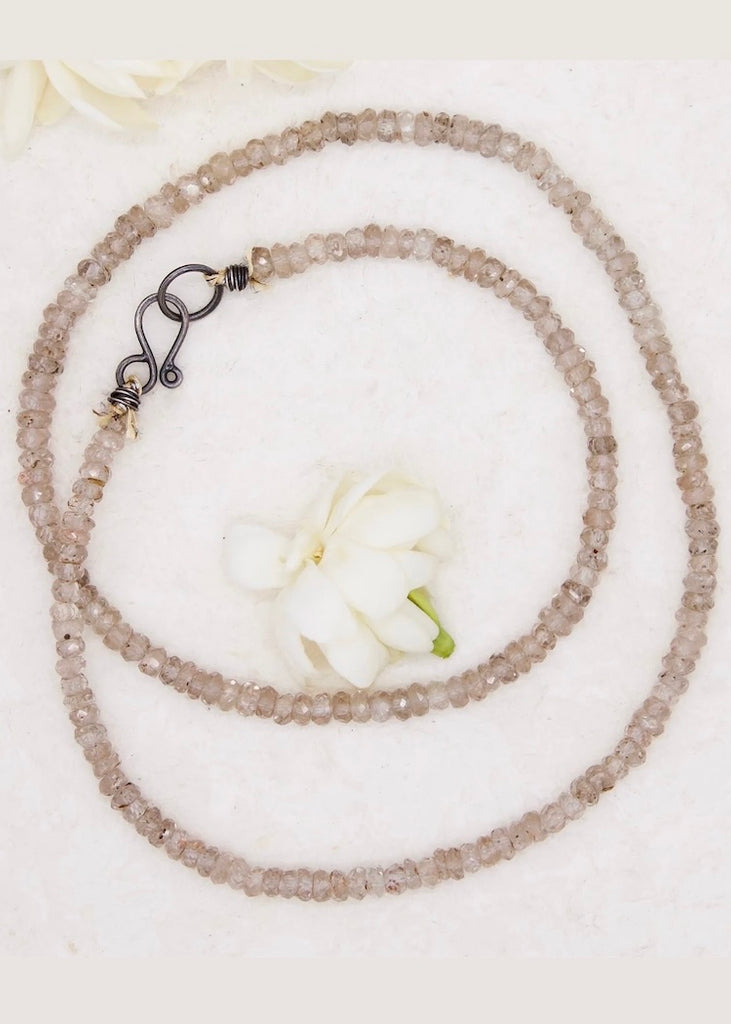 River Song | Natural Zircon Glitter Necklace