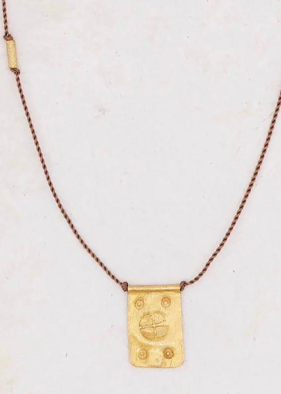 River Song | Rectangle Talisman Necklace
