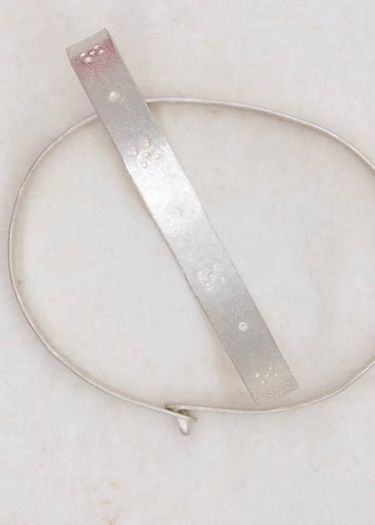 River Song | Silver Talisman Bangle