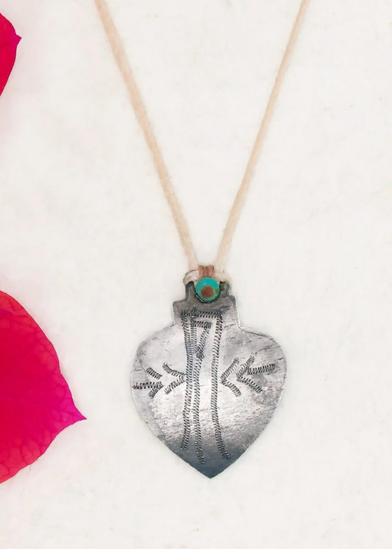 River Song | Tree of Life Heart Milagro Necklace