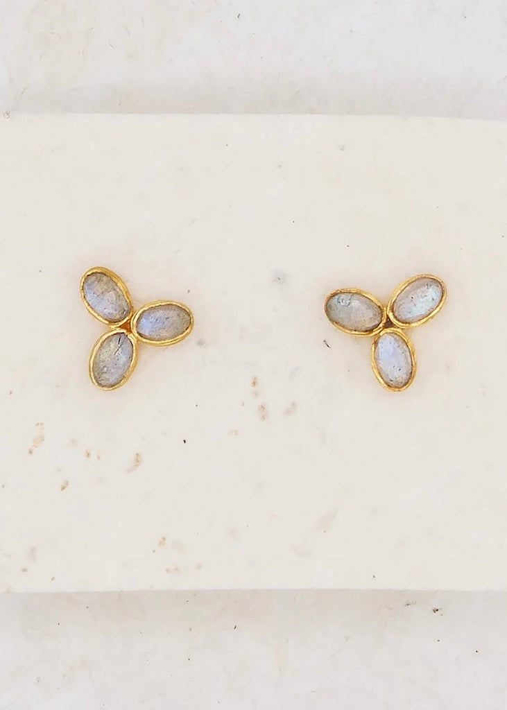 River Song | Trio Studs Labradorite