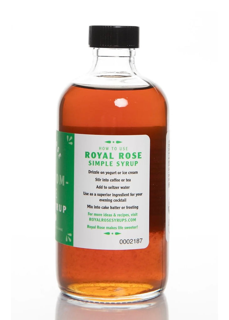 Royal Rose | Cardamom Clove Organic Simple Syrup