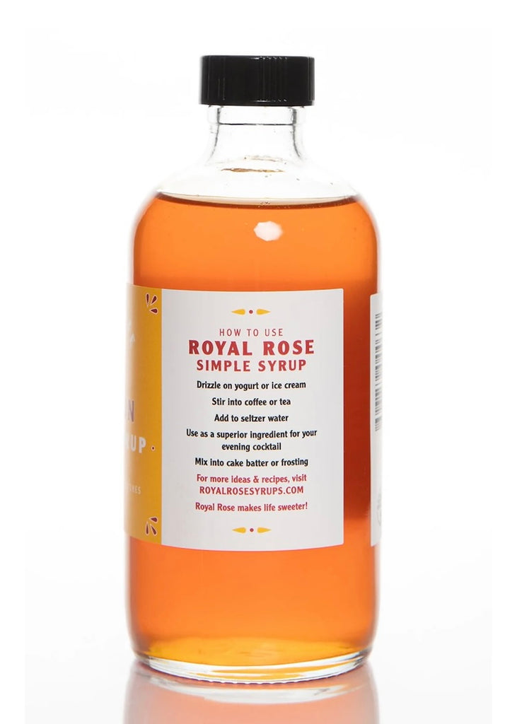 Royal Rose | Saffron Organic Simple Syrup