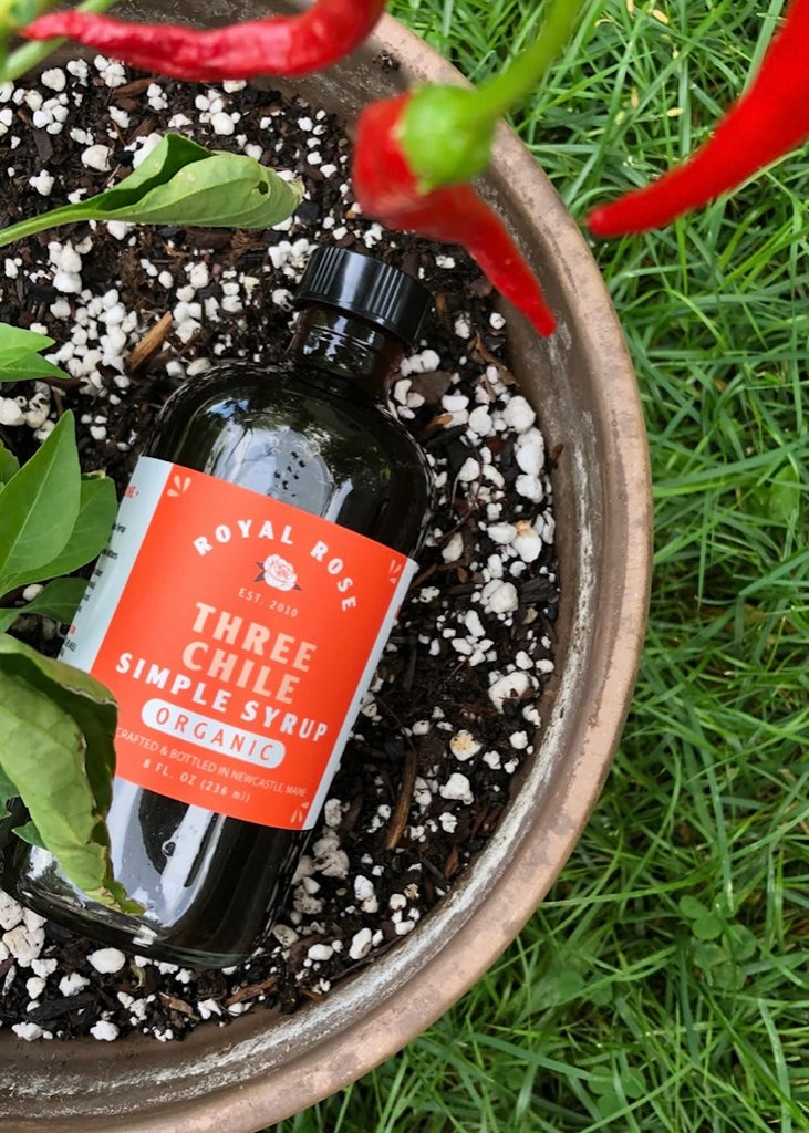 Royal Rose | Three Chile Organic Simple Syrup