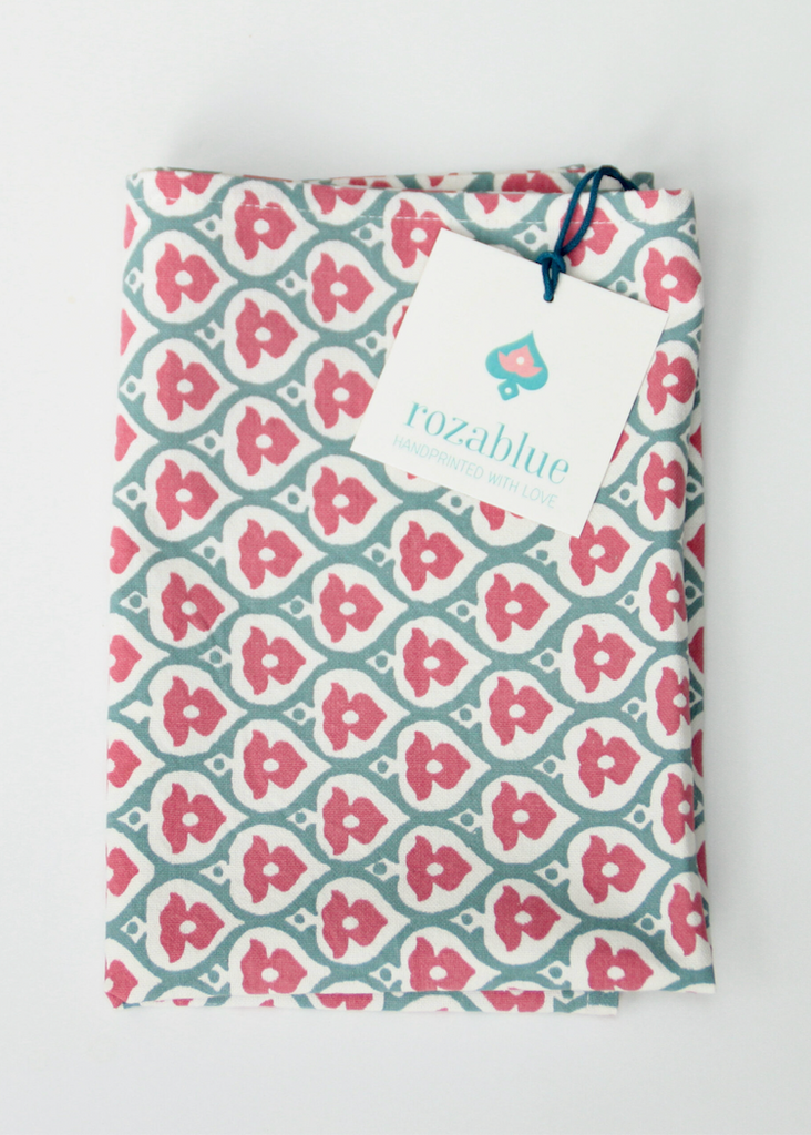 Rozablue | Kitchen Towel in Bells Strawberry Green
