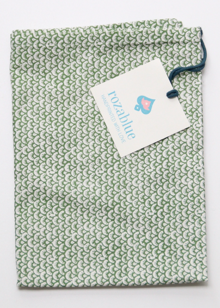 Rozablue | Kitchen Towel in Chi Chi Green