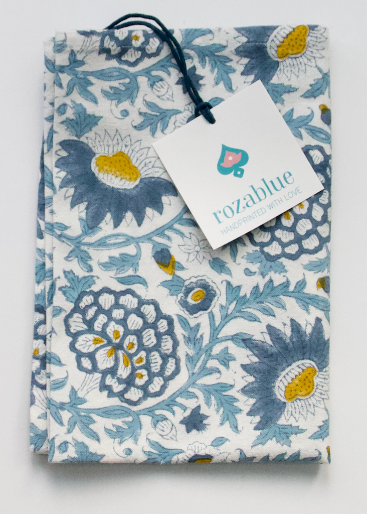 Rozablue | Kitchen Towel in Sunny Day Blue