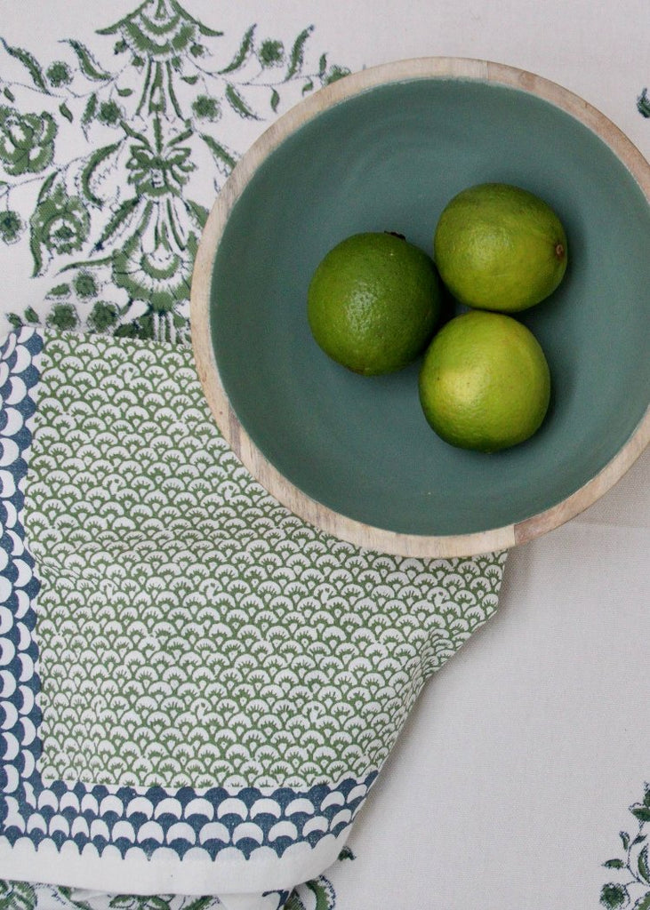 Rozablue | Napkins in Chi Chi Green