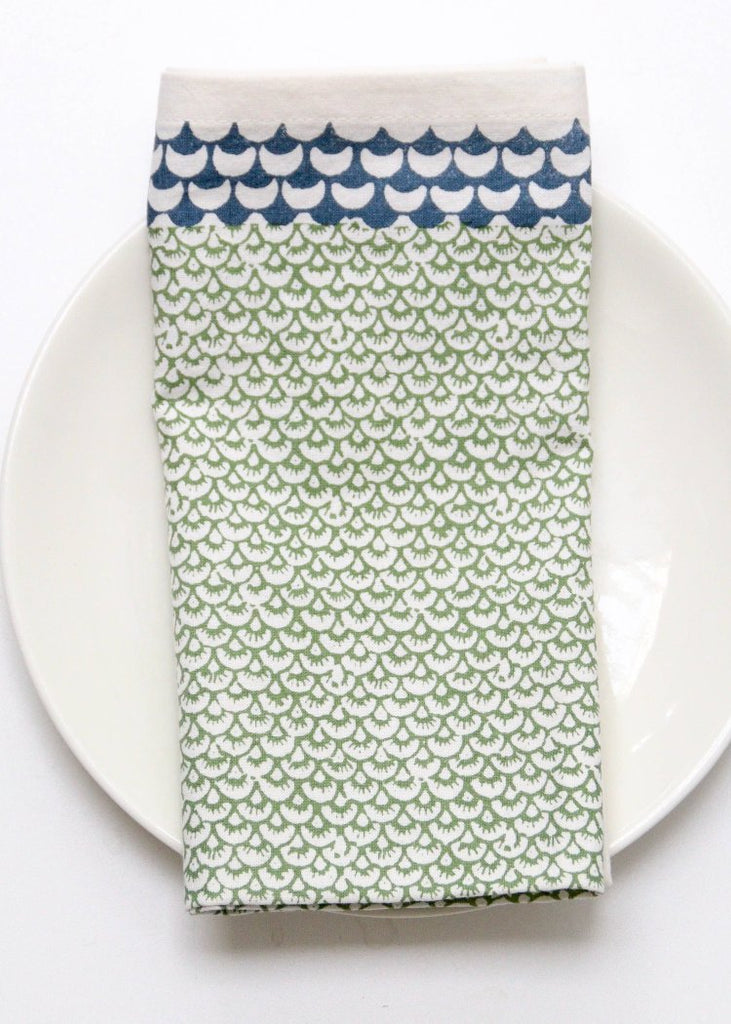 Rozablue | Napkins in Chi Chi Green