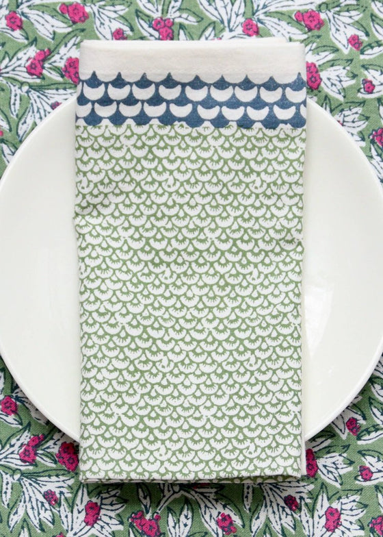Rozablue | Napkins in Chi Chi Green