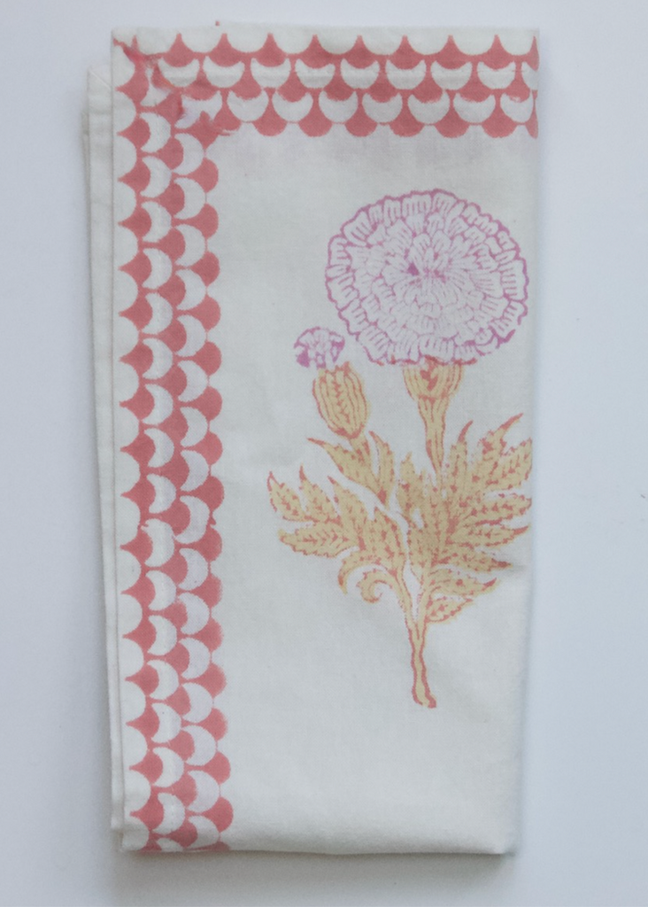 Rozablue | Napkins in Splash Roza | S/4