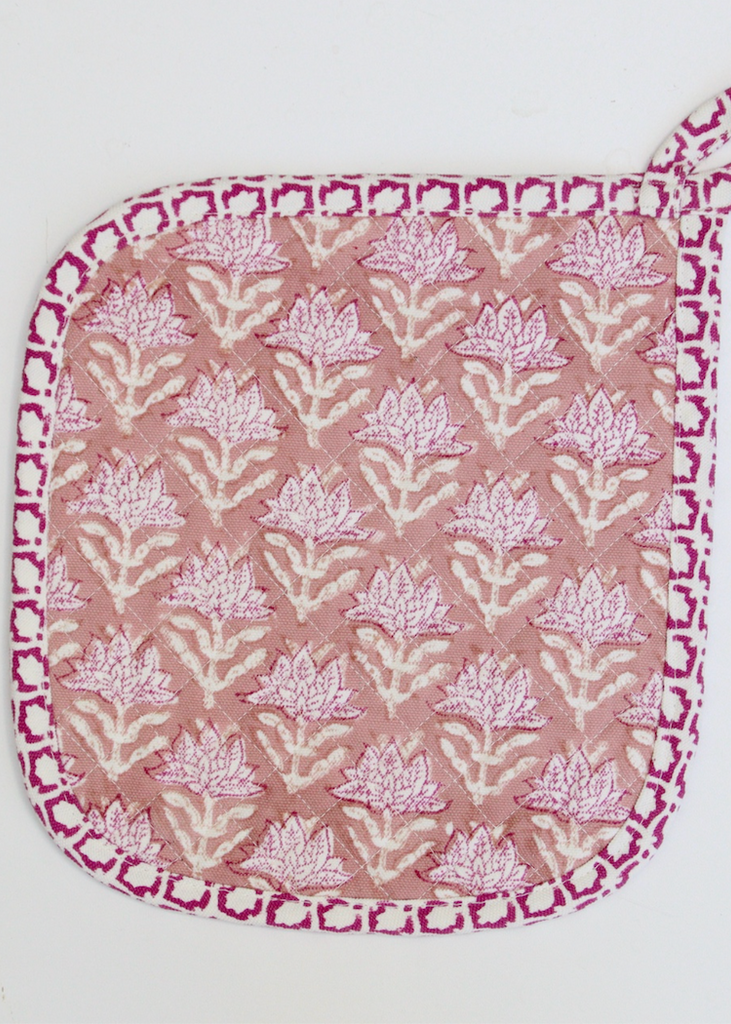 Rozablue | Oven Mitt | Roza Print