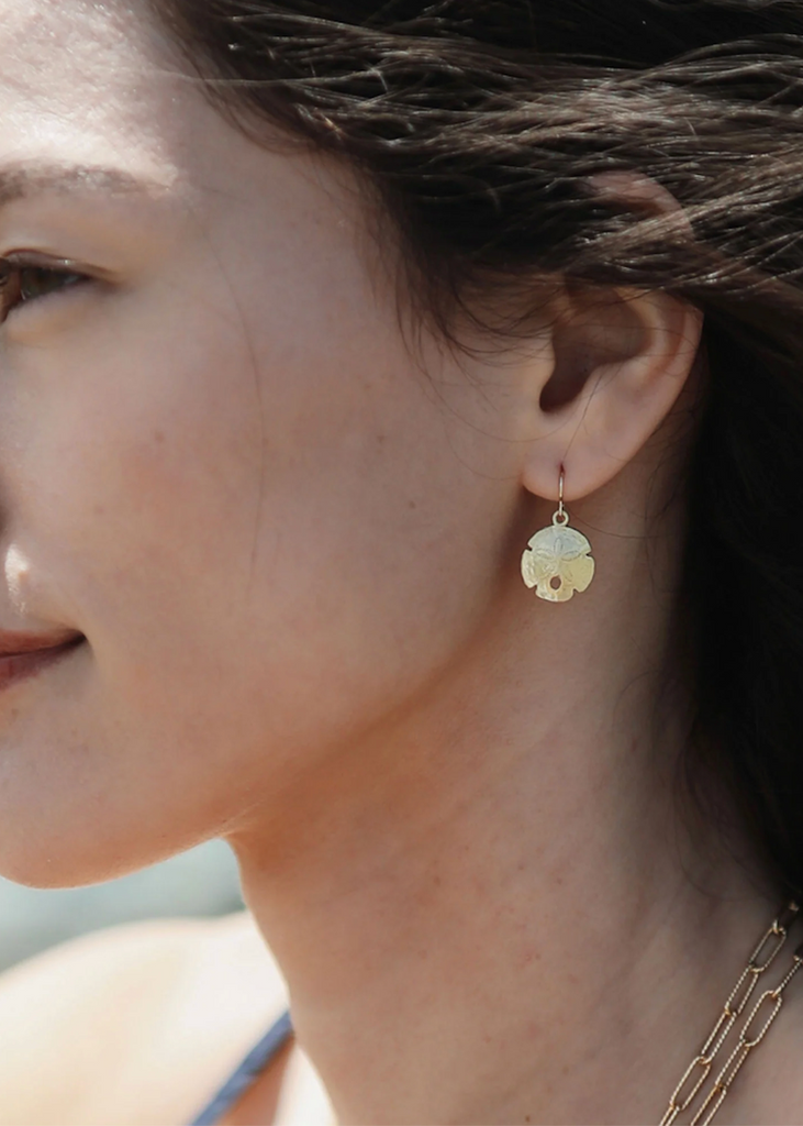 Sailors Valentine | Sand Dollar Earrings