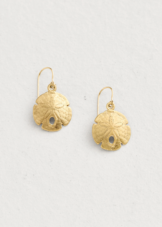 Sailors Valentine | Sand Dollar Earrings