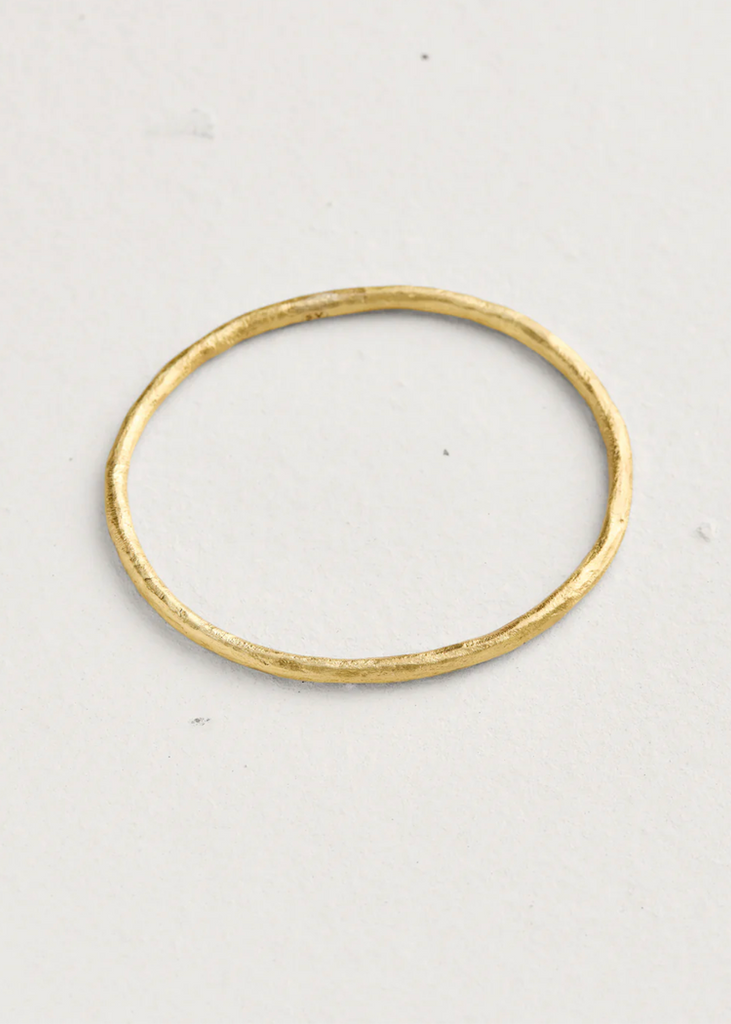 Sailors Valentine | Weathered Oval Thick Bangle