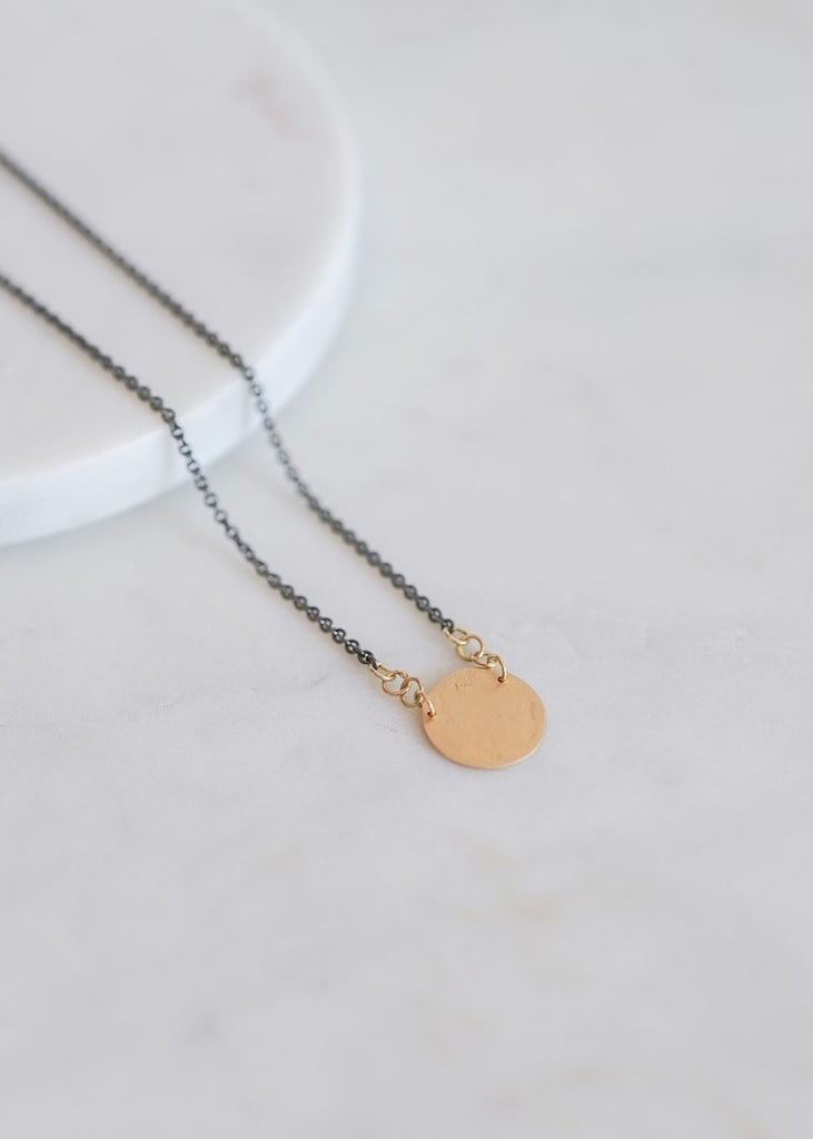 Sarah McGuire | 18k Small Paper Moon Necklace