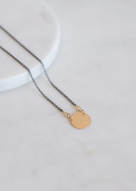 Sarah McGuire | 18k Small Paper Moon Necklace