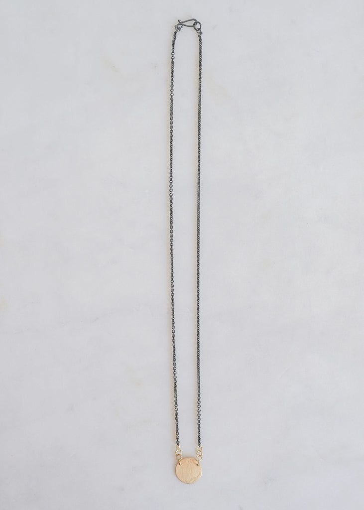 Sarah McGuire | 18k Small Paper Moon Necklace