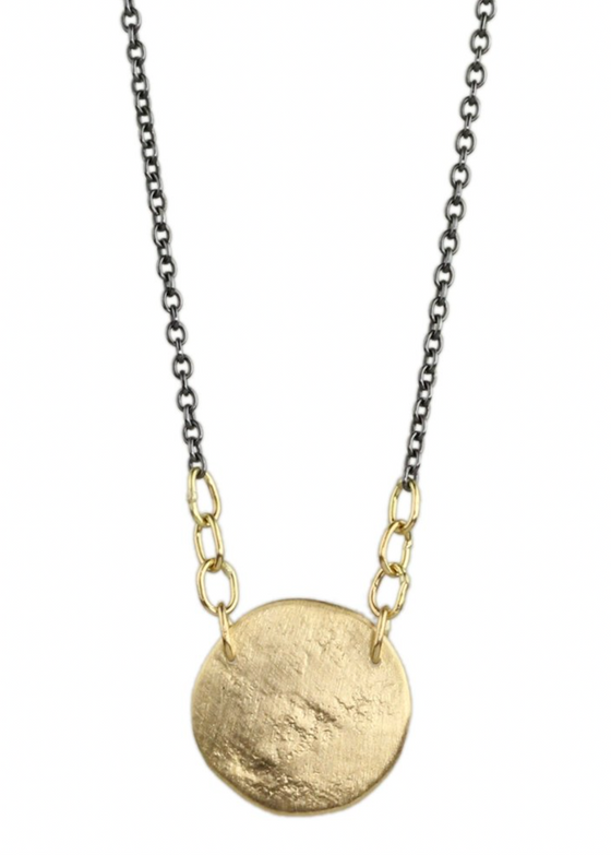 Sarah McGuire | 18k Small Paper Moon Necklace