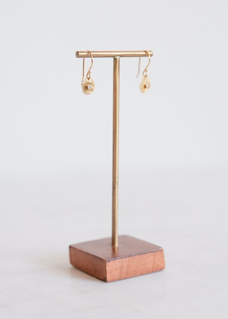 Sarah McGuire | Kelp Earring 18k with White Diamond