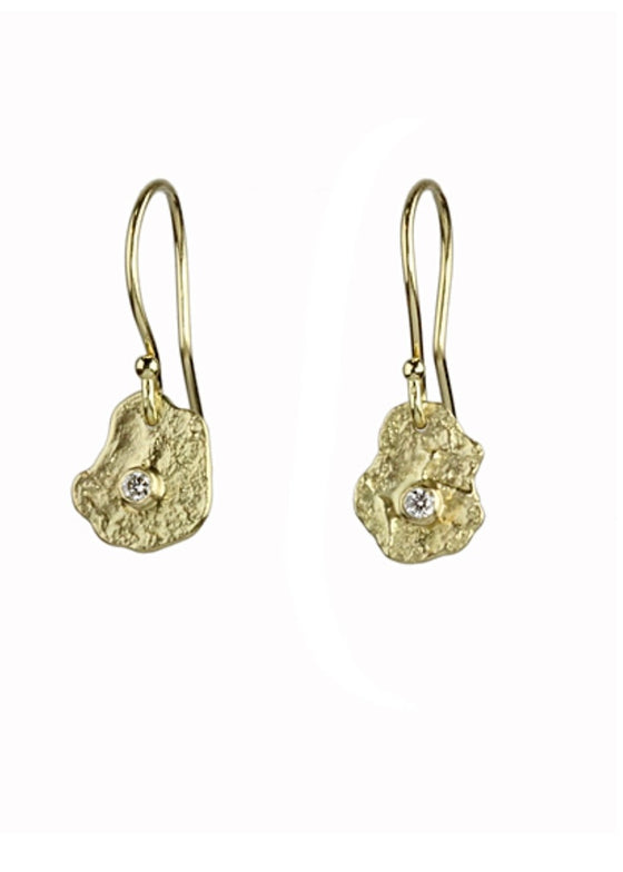 Sarah McGuire | Kelp Earring 18k with White Diamond