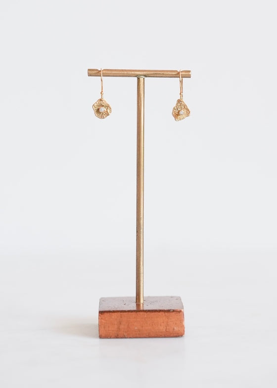 Sarah McGuire | Kelp Earring 18k with White Diamond