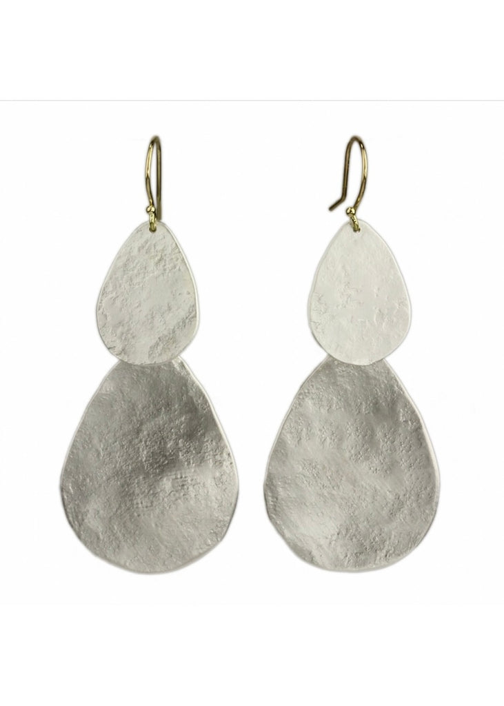 Sarah McGuire | Parchment Teardrop Waterfall Earrings