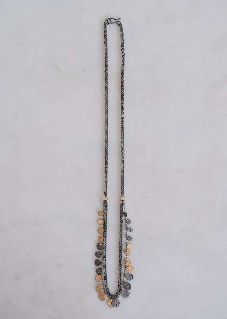 Sarah McGuire | Two Tone Kelp Double Chain Necklace