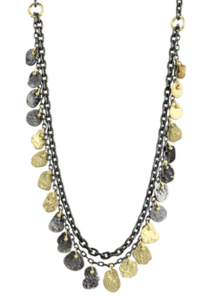 Sarah McGuire | Two Tone Kelp Double Chain Necklace