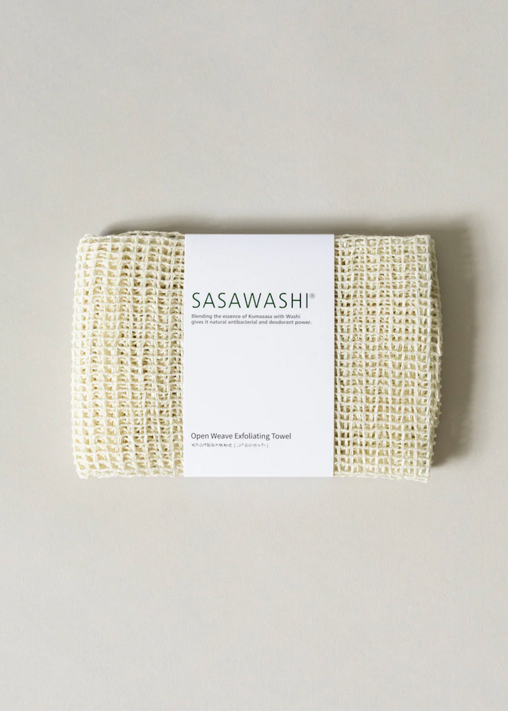 Sasawashi Open Weave Exfoliating Towel