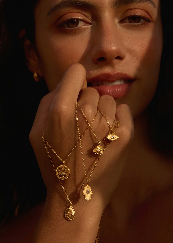 Satya Jewelry | New Dawn Lotus Necklace