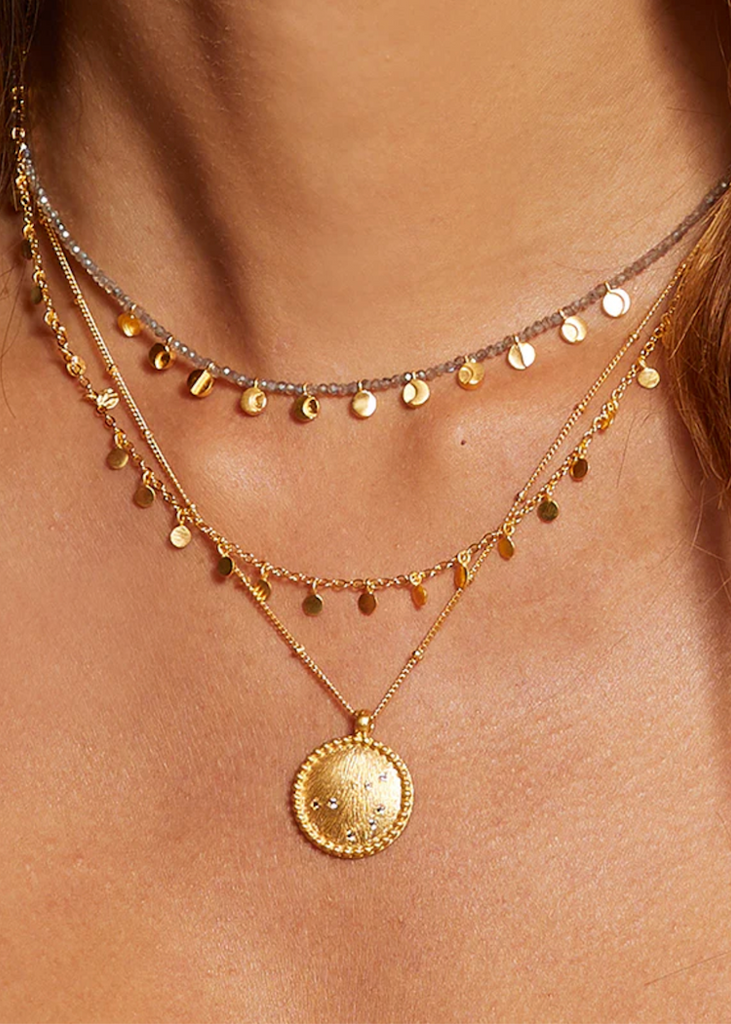 Satya Jewelry | Strength White Topaz Pleiades Necklace