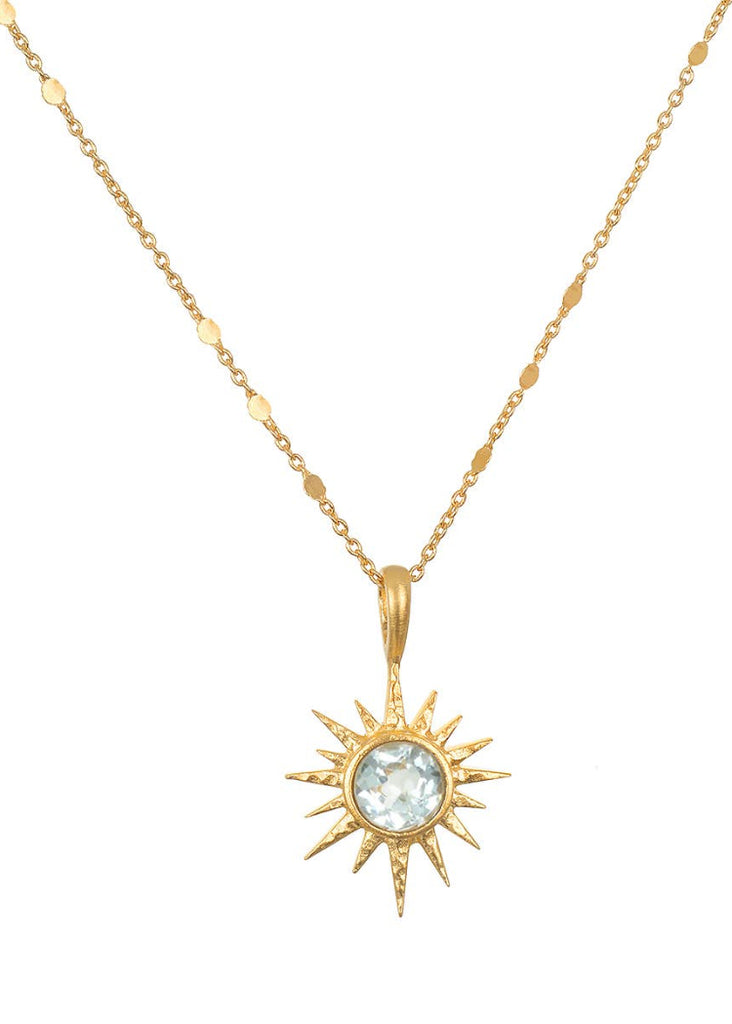 Satya Jewelry | Blue Topaz North Star Necklace