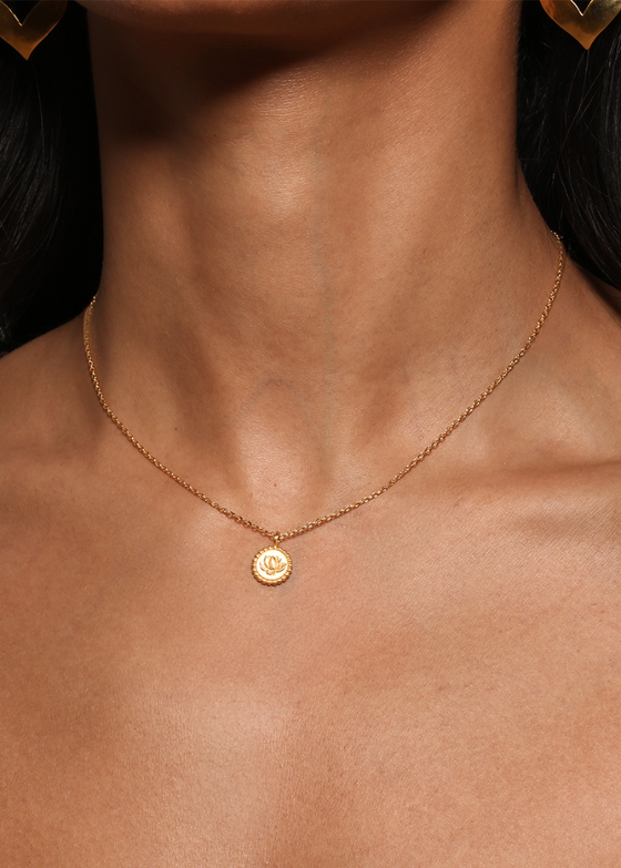Satya Jewelry | Emerging Potential Lotus Necklace